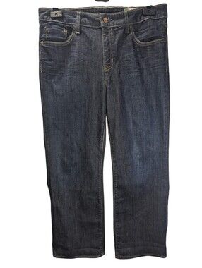 GAP Women's Dark Blue Wide Ankle/ Court  Leg Jeans Size 12